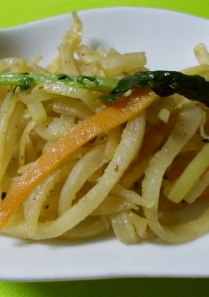 捨てないで!大根の皮できんぴら-レシピのメイン写真
