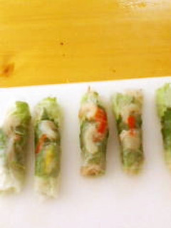 中華料理屋さんの生春巻-レシピのメイン写真