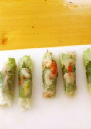 中華料理屋さんの生春巻-レシピのメイン写真