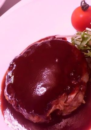 たっぷり春キャベツのふわふわハンバーグ♪-レシピのメイン写真