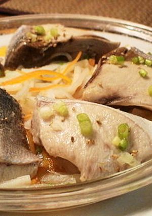 塩麹で*ブリのレンジ蒸し*-レシピのメイン写真
