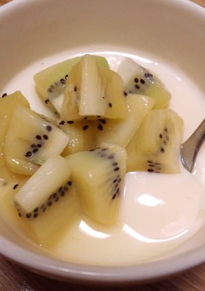 キウイの豆腐花-レシピのメイン写真