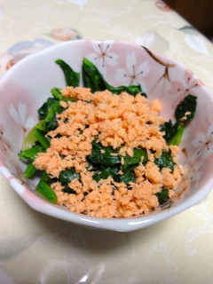 ほうれん草と鮭のおひたし-レシピのメイン写真