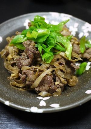 牛肉とごぼうと卵のお惣菜-レシピのメイン写真