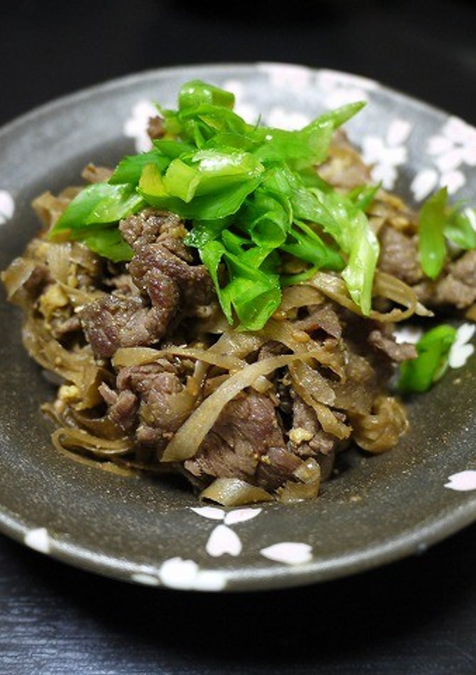 牛肉とごぼうと卵のお惣菜-レシピのメイン写真