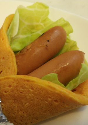 パリッと朝食ウインナーで朝食クレープ-レシピのメイン写真