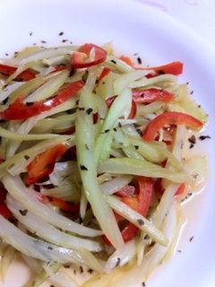 超簡単...丼で.5分..セロリのマリネ-レシピのメイン写真