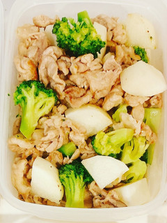 豚肉と山芋の炒め物-レシピのメイン写真