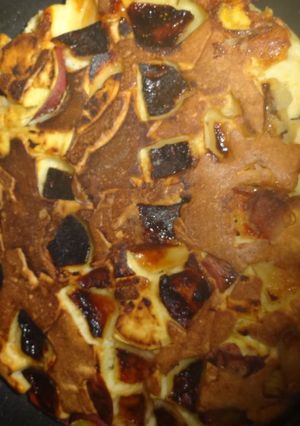りんごとサツマイモのホットケーキ-レシピのメイン写真