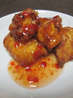 鶏むね肉のから揚げ チリソースかけ-レシピのメイン写真