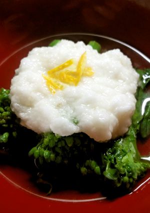 菜の花のおひたし～とろろ添え～-レシピのメイン写真