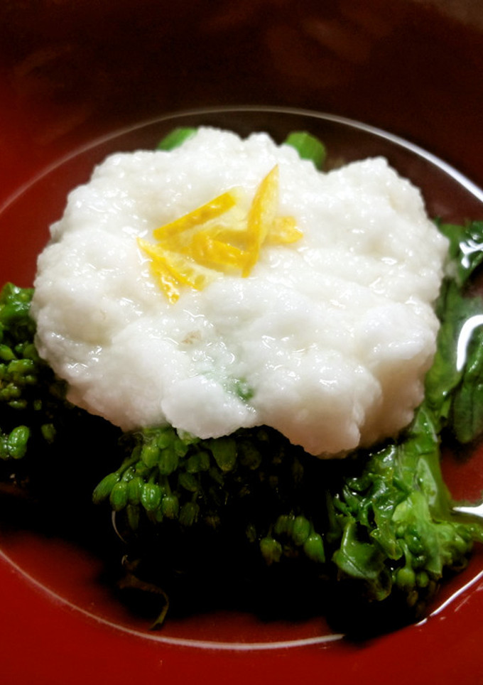 菜の花のおひたし～とろろ添え～-レシピのメイン写真