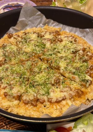 納豆ライスピザ-レシピのメイン写真