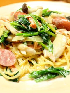 鮭とほうれん草のクリームパスタ-レシピのメイン写真