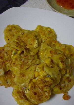 タイ料理：コーンパンケーキ-レシピのメイン写真