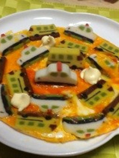 シンプルトミカ,パトカーの卵焼き-レシピのメイン写真
