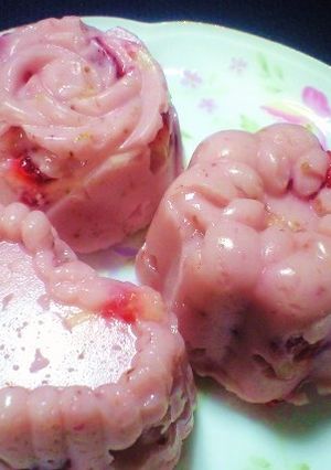 苺の豆乳ムース-レシピのメイン写真