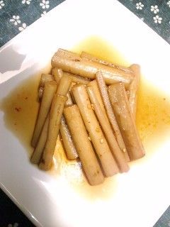 ごぼうのラー油漬け-レシピのメイン写真