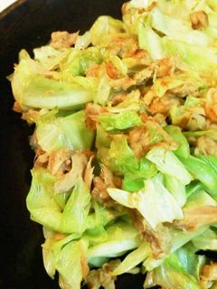 ツナとキャベツの醤油炒め-レシピのメイン写真