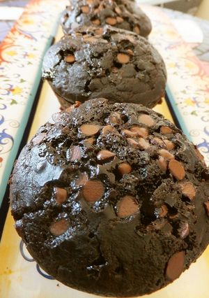 オイルで上品☆しっとりチョコマフィン-レシピのメイン写真
