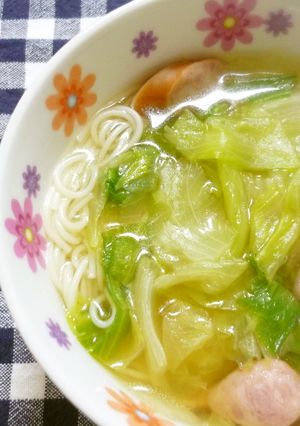 ５分で出来ちゃう簡単☆洋風にゅうめん☆彡-レシピのメイン写真