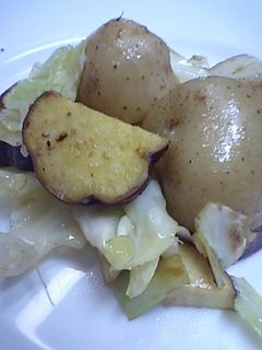 じゃがいもとサツマイモのバター炒め-レシピのメイン写真