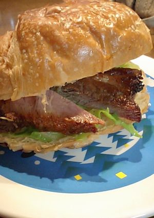焼き豚のサンド-レシピのメイン写真