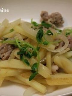 豚肉とじゃが芋の塩麹炒め-レシピのメイン写真