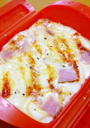 ＊ルクエdeHM塩麹ピザ蒸しパン＊-レシピのメイン写真