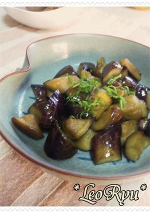 母の味❤茄子の甘辛バター炒め-レシピのメイン写真