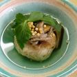 焼きおにぎりとしいたけのだし茶漬け