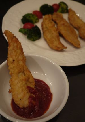ホットトマトソースで！クリスピーチキン♪-レシピのメイン写真