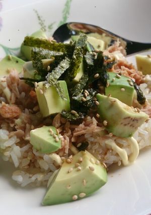 ５分でランチ☆カフェ風アボカド丼-レシピのメイン写真