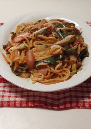 ちゃちゃっとナポリタン-レシピのメイン写真