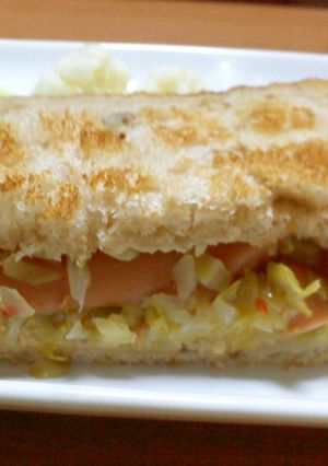 自家製パンでホットサンド-レシピのメイン写真
