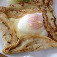 そば粉のガレット♡チーズとハム♡