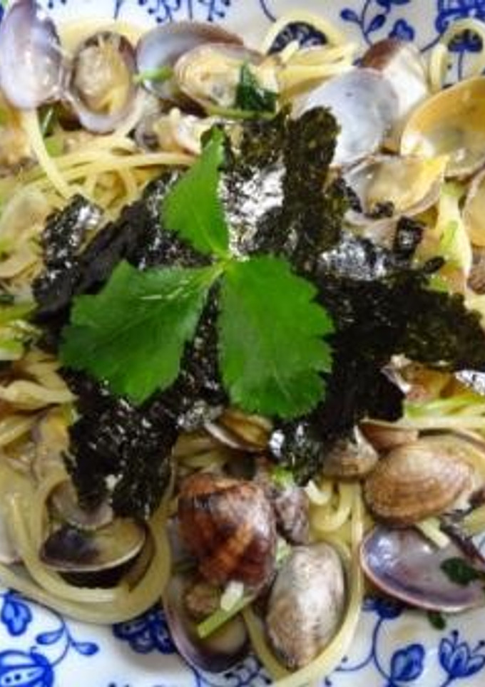 ☆あさりと三つ葉の和風パスタ☆-レシピのメイン写真