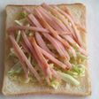 ✿簡単 ハムキャベツ トースト✿
