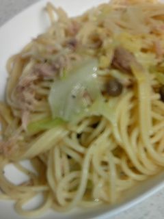 キャベツとツナのスパゲティー-レシピのメイン写真