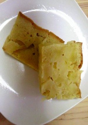 しゃきしゃき☆りんごのラムバターケーキ☆-レシピのメイン写真