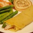 カレー風味のコナモン手巻き