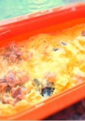 ルクエで簡単☆ヘルシー親子丼風グラタン-レシピのメイン写真