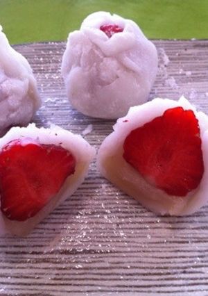 超簡単！！ ホワイト いちご大福-レシピのメイン写真