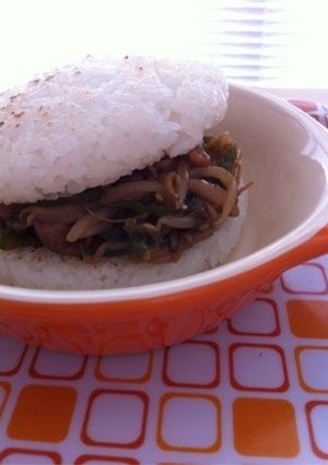 焼肉のタレでライスバーガー-レシピのメイン写真