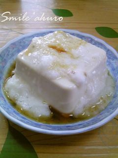 豆腐に長いもをon!の温やっこ♥-レシピのメイン写真