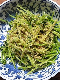 豆苗の胡麻和え-レシピのメイン写真