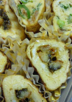 卵焼き（鰻入り、ねぎ入り）-レシピのメイン写真