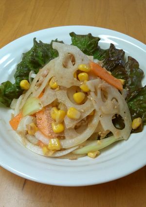 レンコンとツナコーンの中華マリネ-レシピのメイン写真
