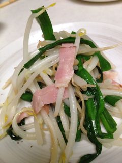 ニラもやし炒め-レシピのメイン写真