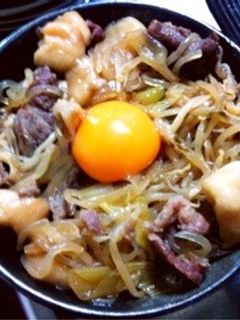 簡単&節約!もやしで☆すき焼き丼-レシピのメイン写真